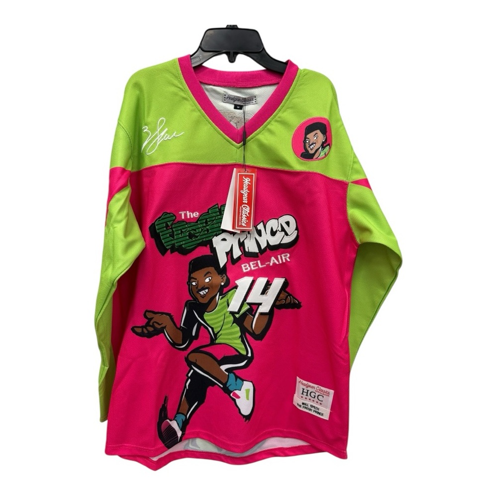 Fresh Prince Bel-Air 14 Jersey - Retro Streetwear - Bold Neon Colors